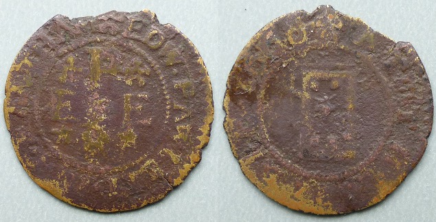 Grantham, Edw Pawlett 1666 halfpenny
